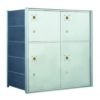 4 Parcel Lockers - 1400 Series USPS 4B+ Approved Horizontal Replacement Mailbox - Model 140054PLA