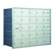 24 Tenant Doors with 1 Master Door - 1400 Series USPS 4B+ Approved Horizontal Replacement Mailbox - Model 140055A