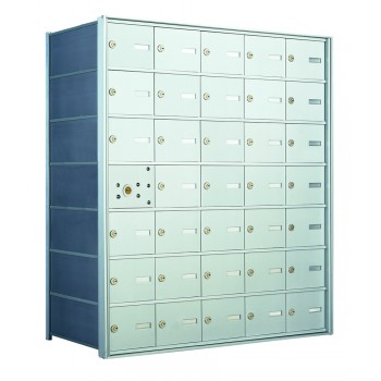 34 Tenant Doors with 1 Master Door Custom Unit - 1400 Series USPS 4B+ Approved Horizontal Replacement Mailbox - Model 140075-SP