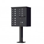 12 Tenant Door Standard Style CBU Mailbox (Pedestal Included) - Type 2 - 1570-12AF