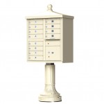 12 Tenant Door Standard Style CBU Mailbox (Pedestal Included) - Type 2 - 1570-12AF