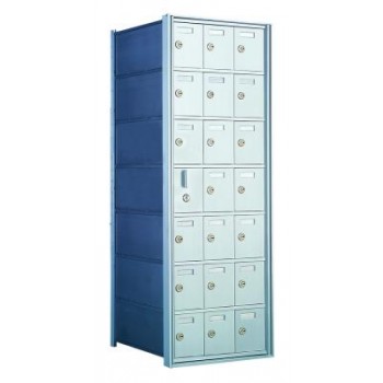 Custom 21 Door Horizontal Mailbox Unit - Front Loading - (20 Useable; 7 High) - 160073-SP