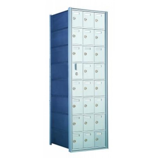 Custom 24 Door Horizontal Mailbox Unit - Front Loading - (23 Useable; 8 High) - 160083-SP