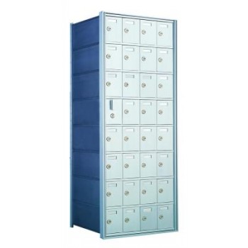 Standard 32 Door Horizontal Mailbox Unit - Front Loading - (31 Useable; 8 High) 160084A