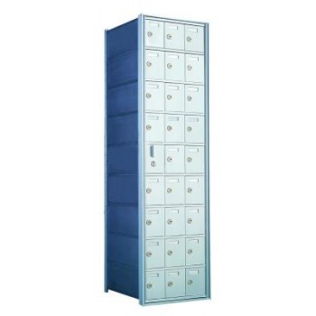 Custom 27 Door Horizontal Mailbox Unit - Front Loading - (26 Useable; 8 High) - 160093-SP