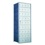 Standard 36 Door Horizontal Mailbox Unit - Front Loading - (35 Useable; 9 High) 160094A