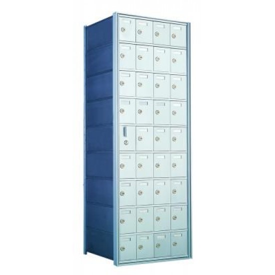 Standard 36 Door Horizontal Mailbox Unit - Front Loading - (35 Useable; 9 High) 160094A