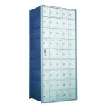 Standard 45 Door Horizontal Mailbox Unit - Front Loading - (44 Useable; 9 High) 160095A