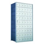 Standard 54 Door Horizontal Mailbox Unit - Front Loading - (53 Useable; 9 High) 160096A