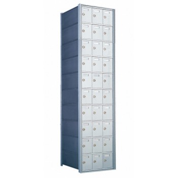 Custom 30 Door 10 High Horizontal Mailbox Unit - Rear Loading - 1700103-SP