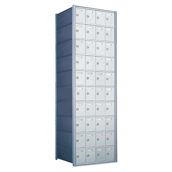 Standard 40 Door 10 High Horizontal Mailbox Unit - Rear Loading - 1700104A