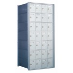 Standard 28 Door 7 High Horizontal Mailbox Unit - Rear Loading - 170074A