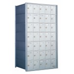 Custom 35 Door 7 High Horizontal Mailbox Unit - Rear Loading - 170075-SP