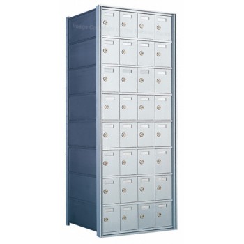 Standard 32 Door 8 High Horizontal Mailbox Unit - Rear Loading - 170084A