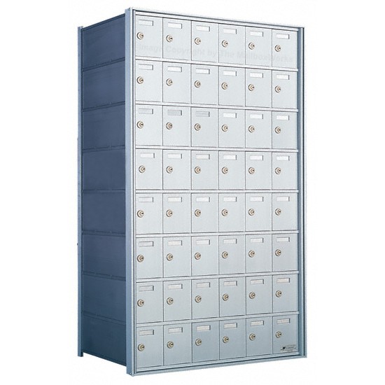 Standard 48 Door 8 High Horizontal Mailbox Unit - Rear Loading - 170086A