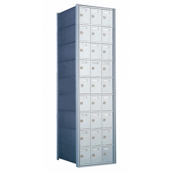 Standard 27 Door 9 High Horizontal Mailbox Unit - Rear Loading - 170093A