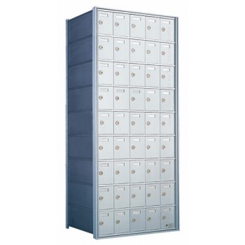 Custom 45 Door 9 High Horizontal Mailbox Unit - Rear Loading - 170095-SP