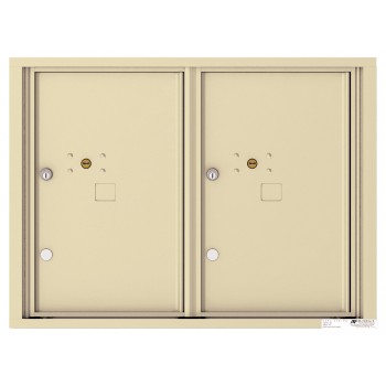 2 Parcel Doors Unit - 4C Wall Mount 6-High - 4C06D-2P