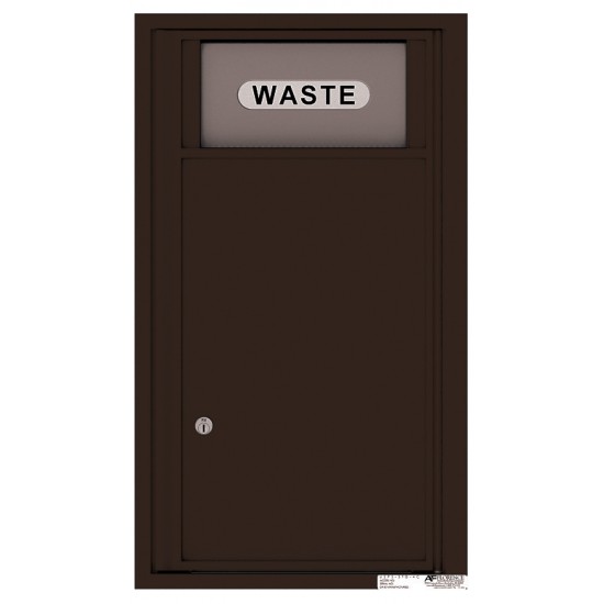 Trash/Recycling Bin - 4C Wall Mount 8-High - H4C08S-BIN