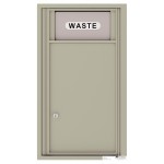 Trash/Recycling Bin - 4C Wall Mount 8-High - H4C08S-BIN