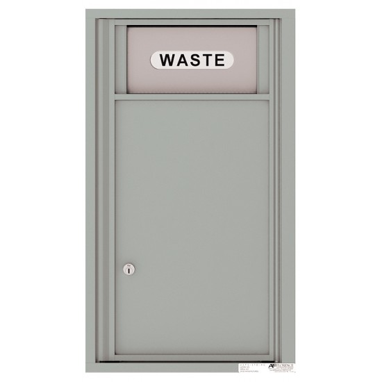 Trash/Recycling Bin - 4C Wall Mount 8-High - H4C08S-BIN