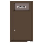 Trash/Recycling Bin - 4C Wall Mount 9-High - 4C09S-BIN