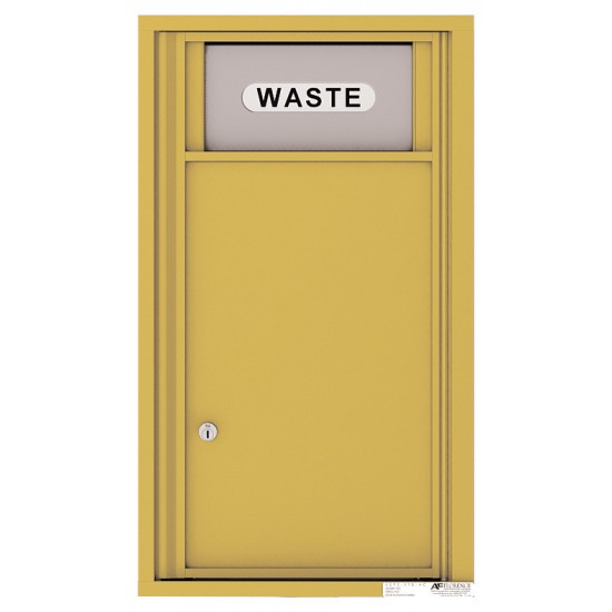 Trash/Recycling Bin - 4C Wall Mount 9-High - 4C09S-BIN