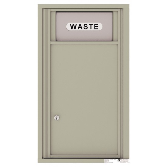 Trash/Recycling Bin - 4C Wall Mount 9-High - 4C09S-BIN