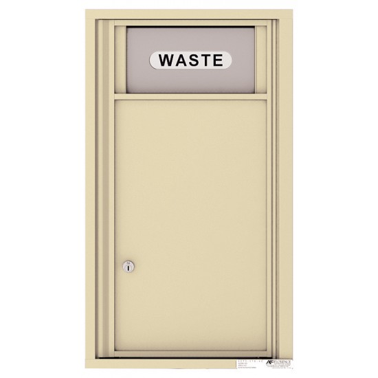 Trash/Recycling Bin - 4C Wall Mount 9-High - 4C09S-BIN