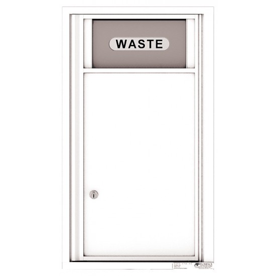 Trash/Recycling Bin - 4C Wall Mount 9-High - 4C09S-BIN