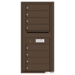 8 Tenant Doors with Outgoing Mail Compartment - 4C Wall Mount 10-High Mailboxes - 4C10S-08