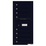 8 Tenant Doors with Outgoing Mail Compartment - 4C Wall Mount 10-High Mailboxes - 4C10S-08