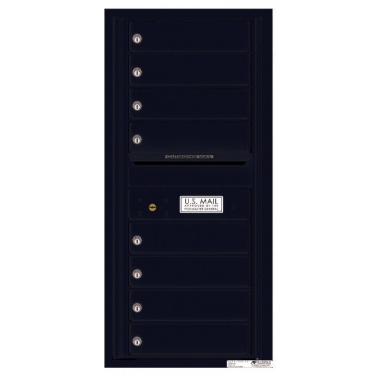 8 Tenant Doors with Outgoing Mail Compartment - 4C Wall Mount 10-High Mailboxes - 4C10S-08