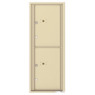 2 Parcel Doors Unit - 4C Wall Mount 12-High - 4C12S-2P