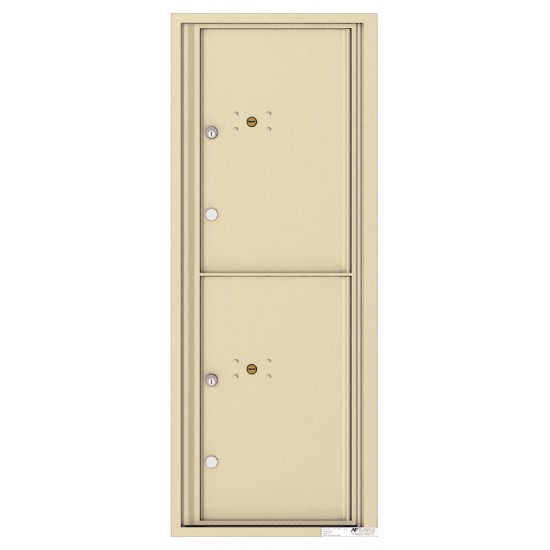 2 Parcel Doors Unit - 4C Wall Mount 12-High - 4C12S-2P