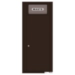 Trash/Recycling Bin - 4C Wall Mount 12-High - 4C12S-BIN