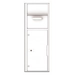 Collection/Drop Box Unit - 4C Wall Mount 12-High - 4C12S-HOP