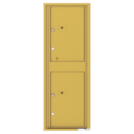 2 Parcel Doors Unit - 4C Wall Mount 13-High - 4C13S-2P