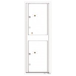 2 Parcel Doors Unit - 4C Wall Mount 13-High - 4C13S-2P