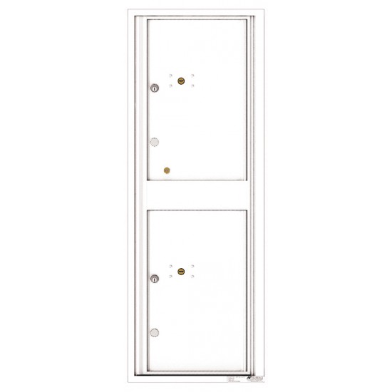 2 Parcel Doors Unit - 4C Wall Mount 13-High - 4C13S-2P