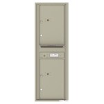 2 Parcel Doors with 1 Outgoing Mail Compartment Unit - 4C Wall Mount 14-High - 4C14S-2P