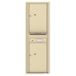 2 Parcel Doors with 1 Outgoing Mail Compartment Unit - 4C Wall Mount 14-High - 4C14S-2P