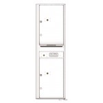 2 Parcel Doors with 1 Outgoing Mail Compartment Unit - 4C Wall Mount 14-High - 4C14S-2P