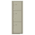 3 Parcel Doors Unit - 4C Wall Mount 14-High - 4C14S-3P