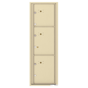 3 Parcel Doors Unit - 4C Wall Mount 14-High - 4C14S-3P