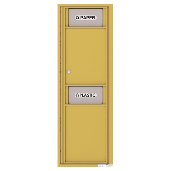 Trash/Recycling Bin - 4C Wall Mount 14-High - 4C14S-BIN