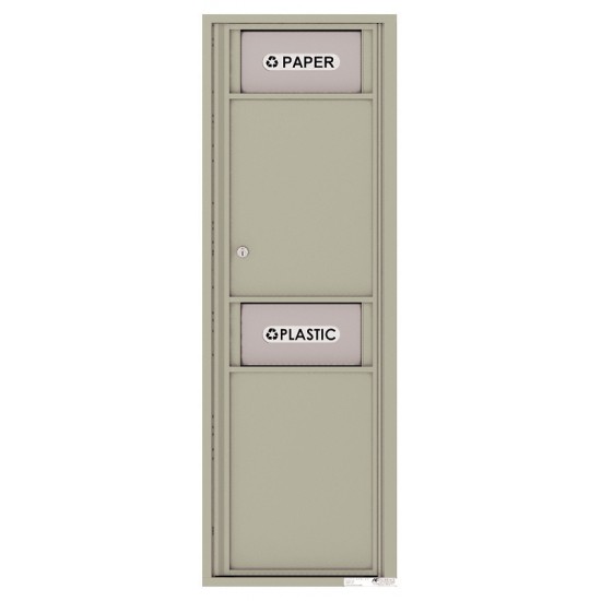 Trash/Recycling Bin - 4C Wall Mount 14-High - 4C14S-BIN