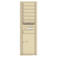 7 Tenant Doors with 1 Parcel Locker and Outgoing Mail Compartment - 4C Wall Mount 15-High Mailboxes - 4C15S-07