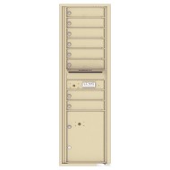 8 Tenant Doors with 1 Parcel Locker and Outgoing Mail Compartment - 4C Wall Mount 15-High Mailboxes - 4C15S-08