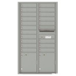 20 Tenant Doors with 2 Parcel Lockers and Outgoing Mail Compartment - 4C Wall Mount Max Height Mailboxes - 4C16D-20